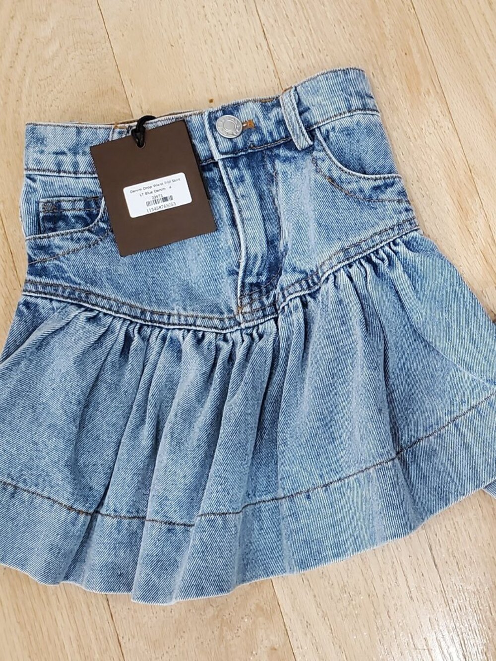 Denim toddler skirt ×2